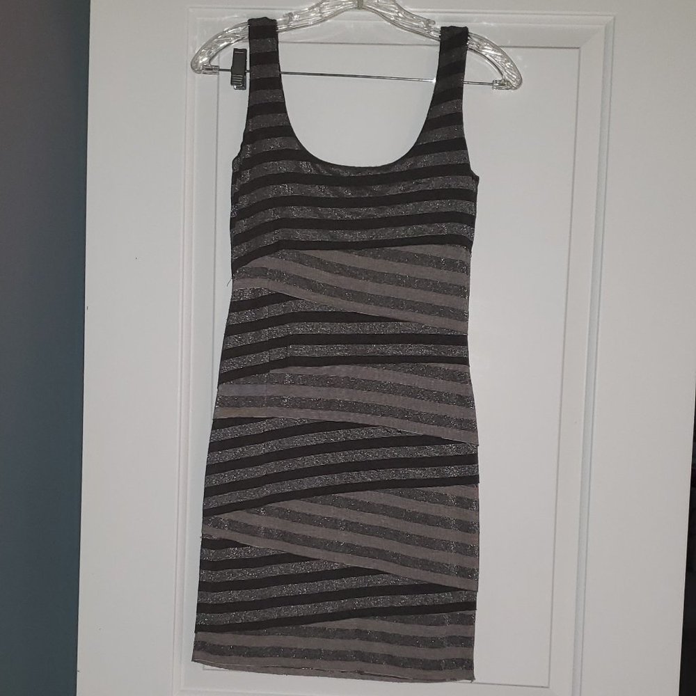 Metallic Tank Dress